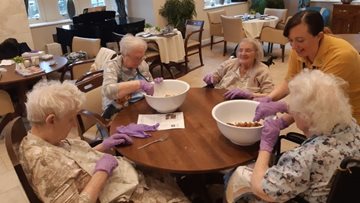 Sweet treats are a success at Stalybridge care home
